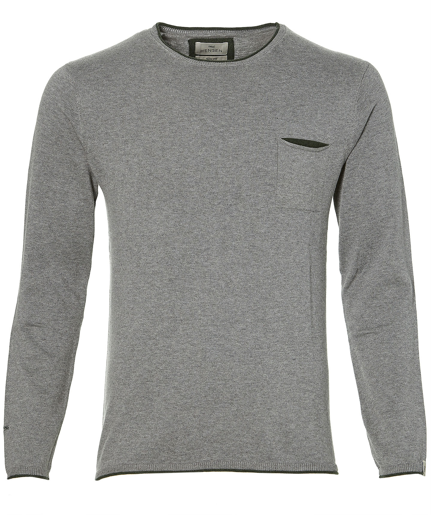 deelnemen Kneden Zes Sale - Hensen Pullover - Slim Fit- Grey - Jac Hensen | StyleSearch