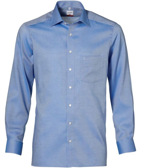 tempo Memoriseren Lunch sale - Olymp overhemd - modern fit - blauw | Herenkleding