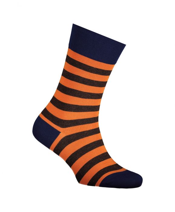 voorkant kalf Verzorgen Falke sokken - Sensitive Mapped Lined- oranje | Herenkleding