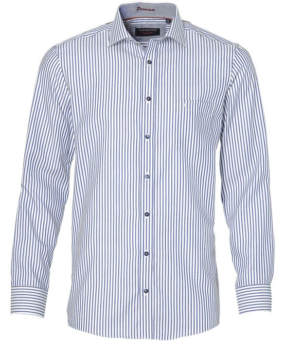 Raak verstrikt Definitief graan sale - Casa Moda overhemd - extra lang - blau | Herenkleding
