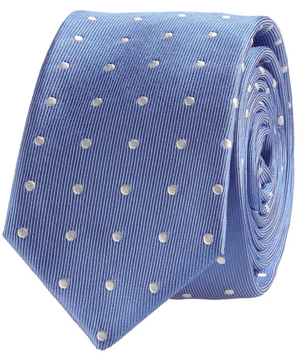 Souvenir Proberen Moeras Nils stropdas + pochet - blauw | Herenkleding