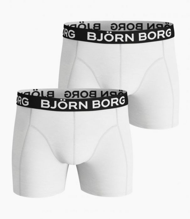 diefstal stel voor achterzijde Björn Borg boxers 2-pack - wit | Herenkleding