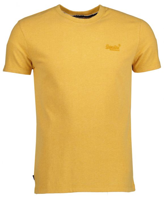 mens yellow superdry t shirt