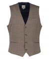 Hensen gilet - slim fit - bruin