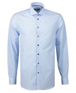 Ledûb overhemd - modern fit - blauw