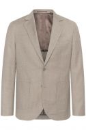 Matinique colbert - slim fit - taupe