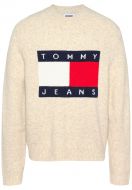 Tommy Jeans sweater - regular fit - ecru