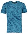 Superdry T-shirt - slim fit - blauw