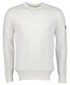 Hensen pullover - slim fit - wit