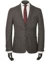 sale - Hensen colbert - slim fit - grijs