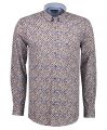 Giordano overhemd - modern fit - blauw