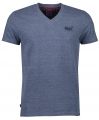 Superdry T-shirt - slim fit - blauw