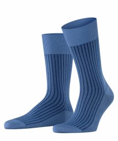 Falke sokken - Oxford Stripe - blauw