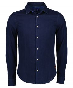 Scotch & Soda overhemd - slim fit - blauw