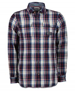 Scotch & Soda overhemd - slim fit - blauw