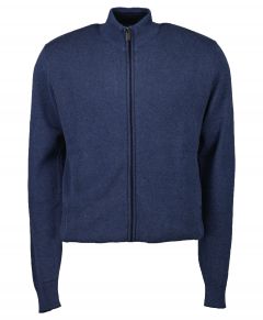 Jac Hensen vest - extra lang - blauw