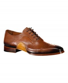 Jac Hensen Premium veterschoen - cognac