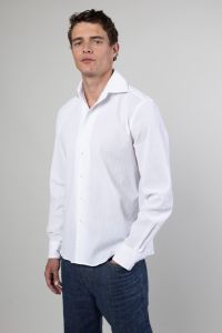 Hensen overhemd - slim fit - wit