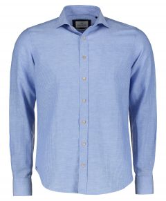 Hensen overhemd - slim fit - blauw