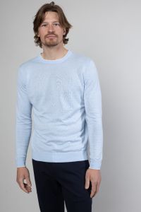 Nils pullover - slim fit - blauw