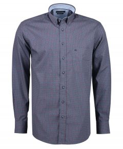 Giordano overhemd - modern fit - blauw