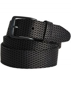 Presly&Sun leren riem - zwart