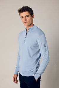 Hensen polo - slim fit - blauw