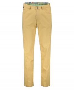 Meyer chino Dublin - modern fit - geel