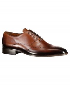 Jac Hensen Premium veterschoen - cognac