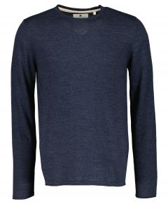 Anerkjendt pullover - slim fit - blauw