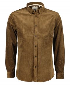 Anerkjendt overshirt - slim fit - cognac