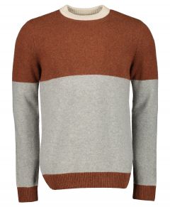 Anerkjendt pullover - slim fit - bruin