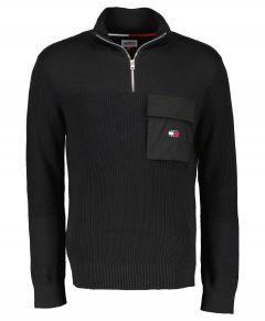 Tommy Jeans polo - slim fit - zwart