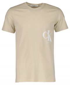 Calvin Klein T-shirt - regular fit - beige