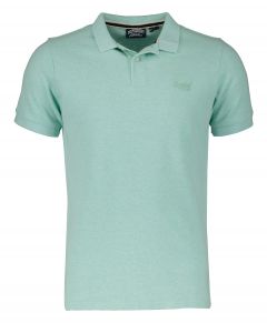 Superdry Polo - slim fit - groen