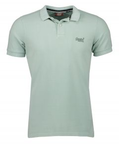 Superdry Polo - slim fit - groen