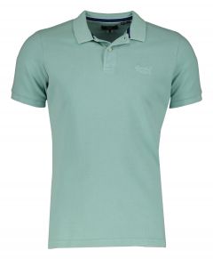 Superdry Polo - slim fit - groen