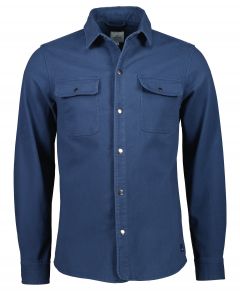 Hensen overhemd - slim fit - blauw