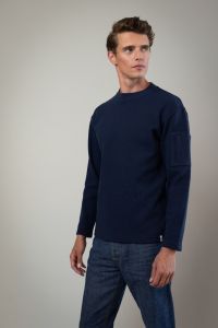 Hensen sweater - slim fit - blauw