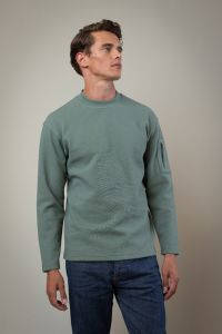 Hensen sweater - slim fit - groen