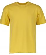 Knowledge Cotton T-shirt - regular fit - geel