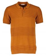 Knowledge Cotton polo - modern fit - bruin