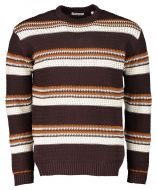 Knowledge Cotton pullover - modern fit - brui