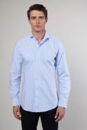 Nils overhemd - slim fit - blauw