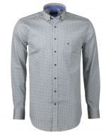 Giordano overhemd - modern fit - blauw