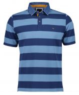 Jac Hensen polo - extra lang - blauw