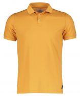 Hensen polo - slim fit - okergeel