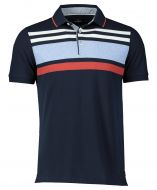 Jac Hensen polo - extra lang - blauw