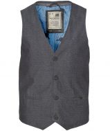 sale - No Excess gilet - slim fit - blauw