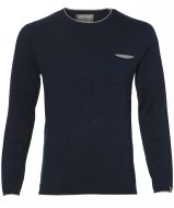 sale - Hensen pullover - slim fit - blauw 